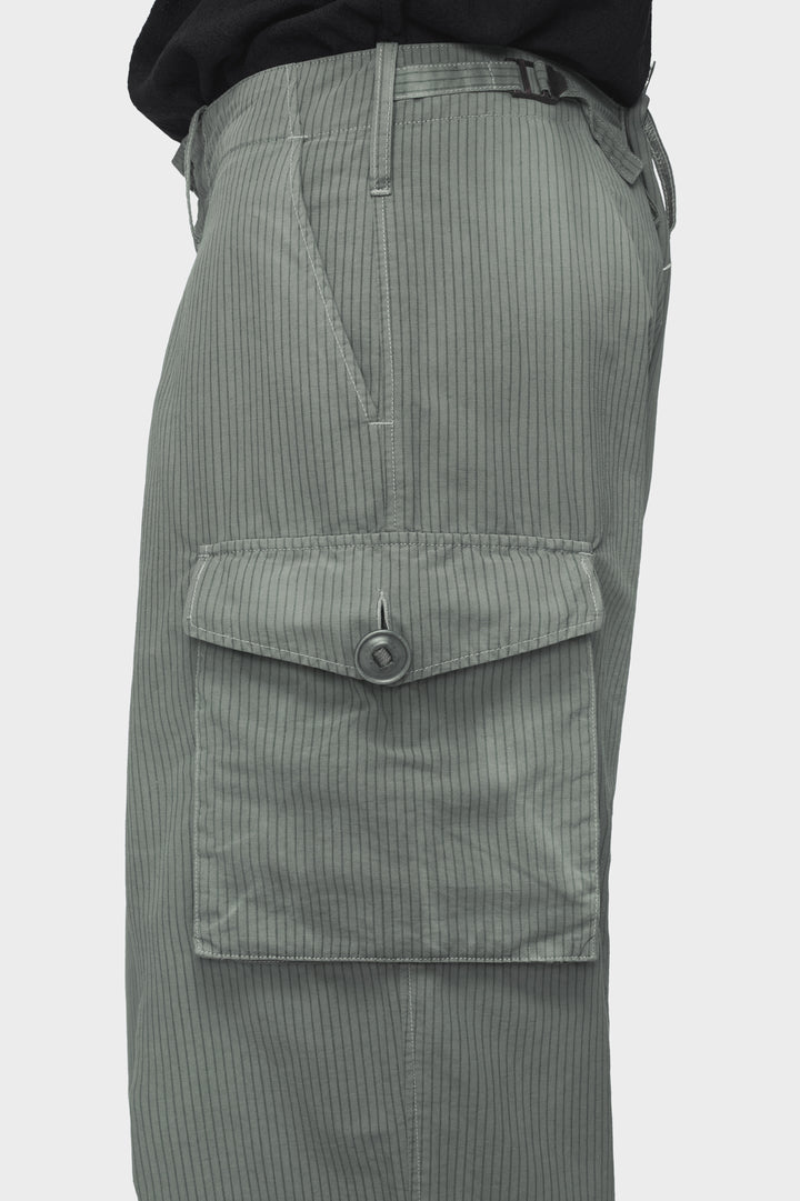 Cotton-Blend Cargo Trousers