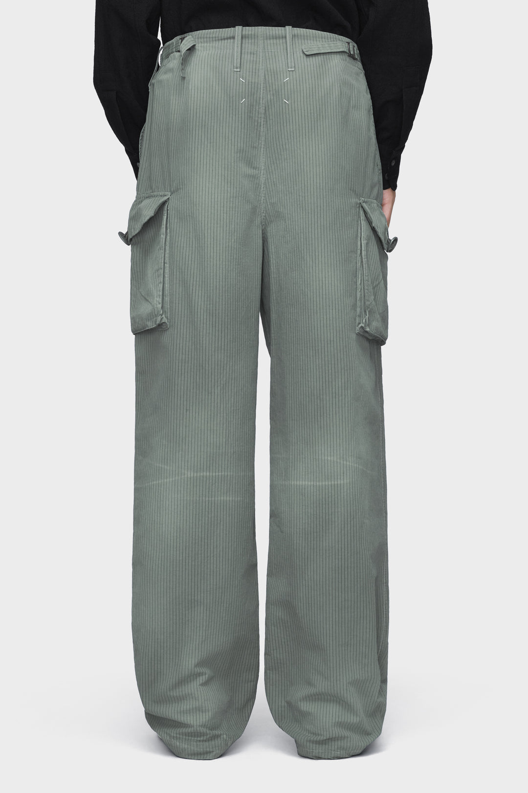 Cotton-Blend Cargo Trousers