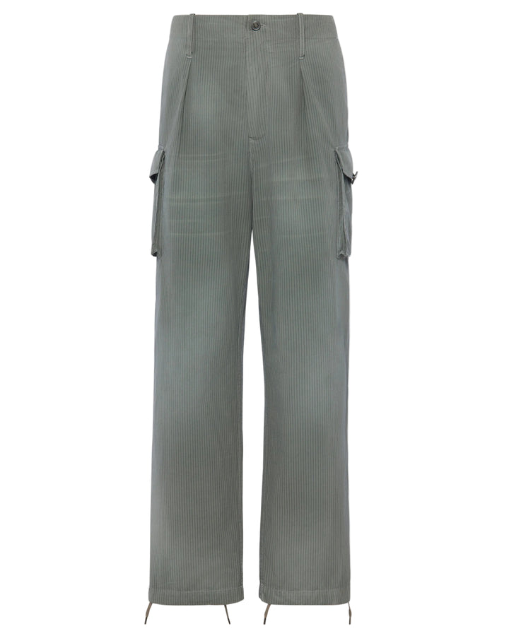 Cotton-Blend Cargo Trousers