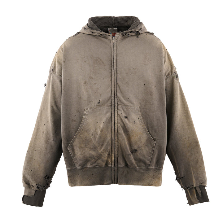 Double Face Zip Hoodie