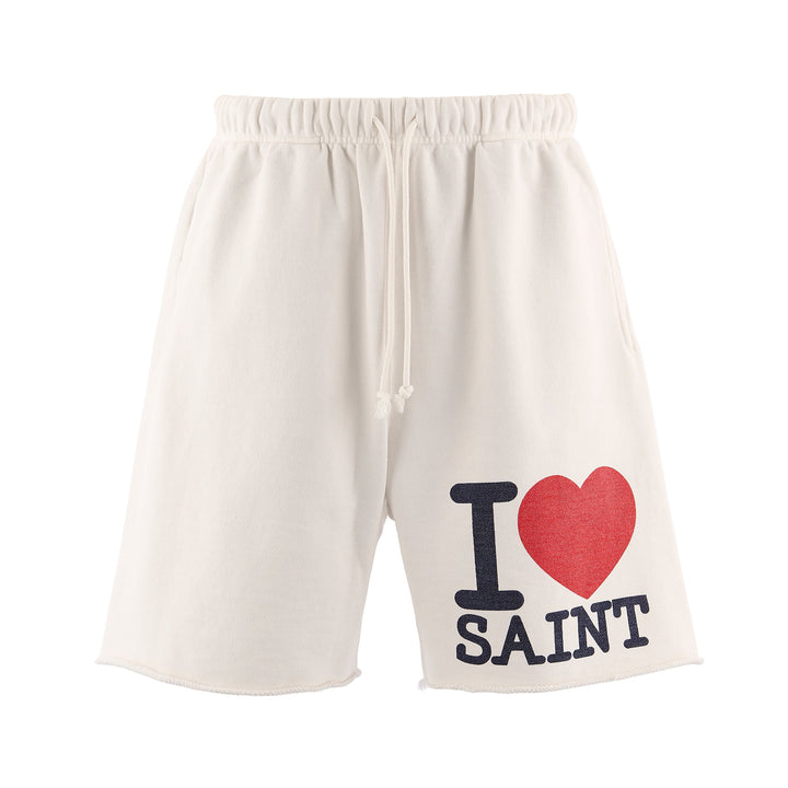 I Love Saint Sweat Shorts
