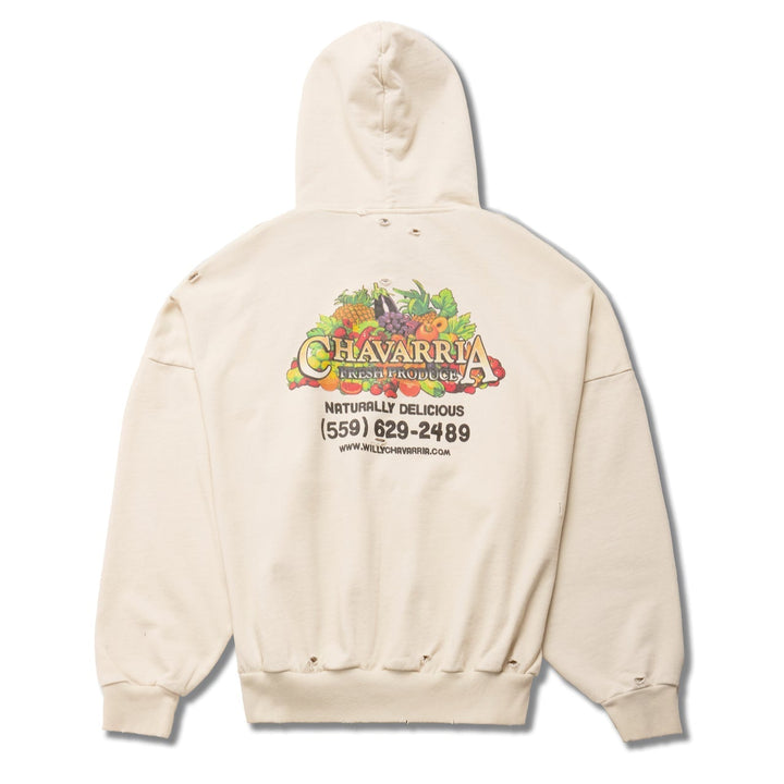Hooligan Zip Through Hoodie - "Willy Produce"