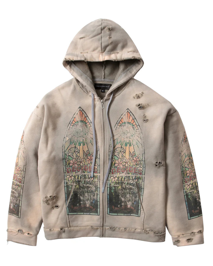Faded Zip Up