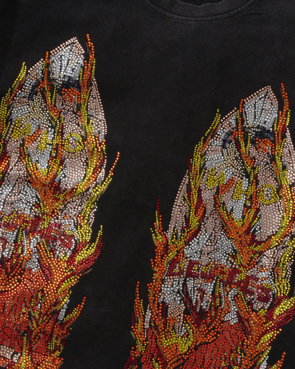 Rhinestone Flame Glass Jersey