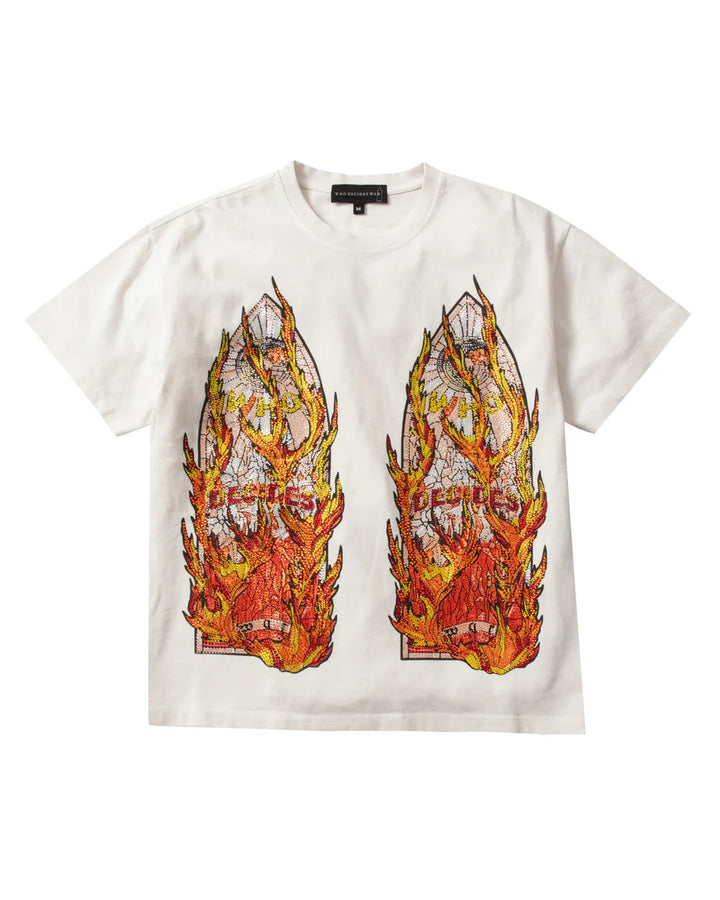 Rhinestone Flame Glass Jersey