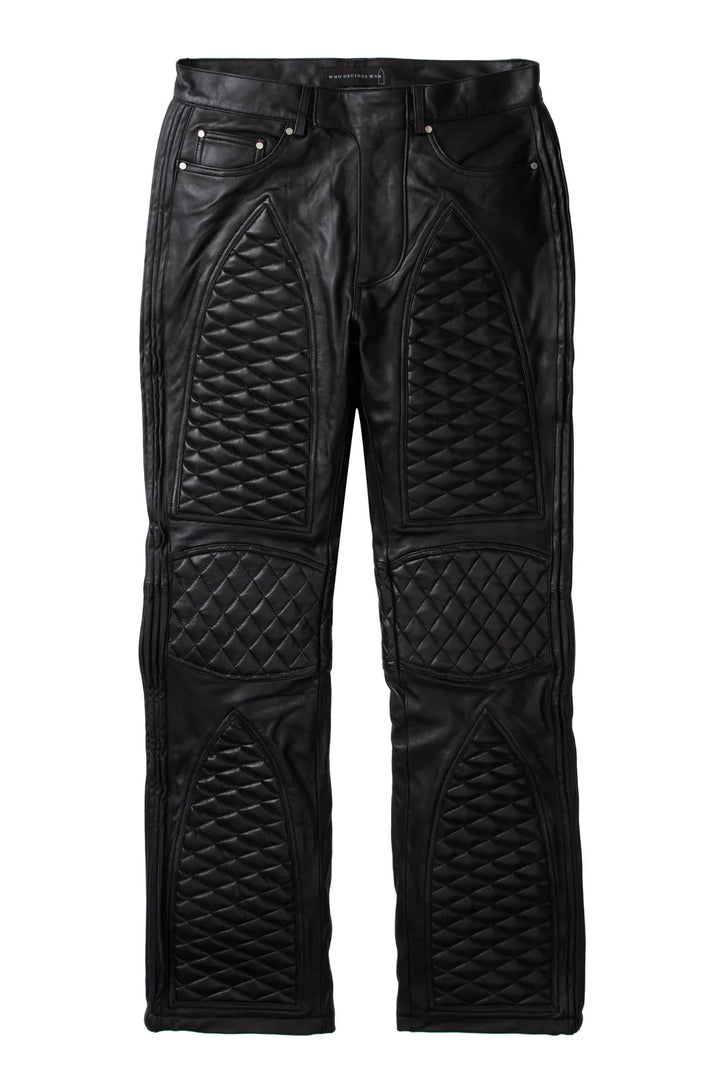 Pleated Moto Denim