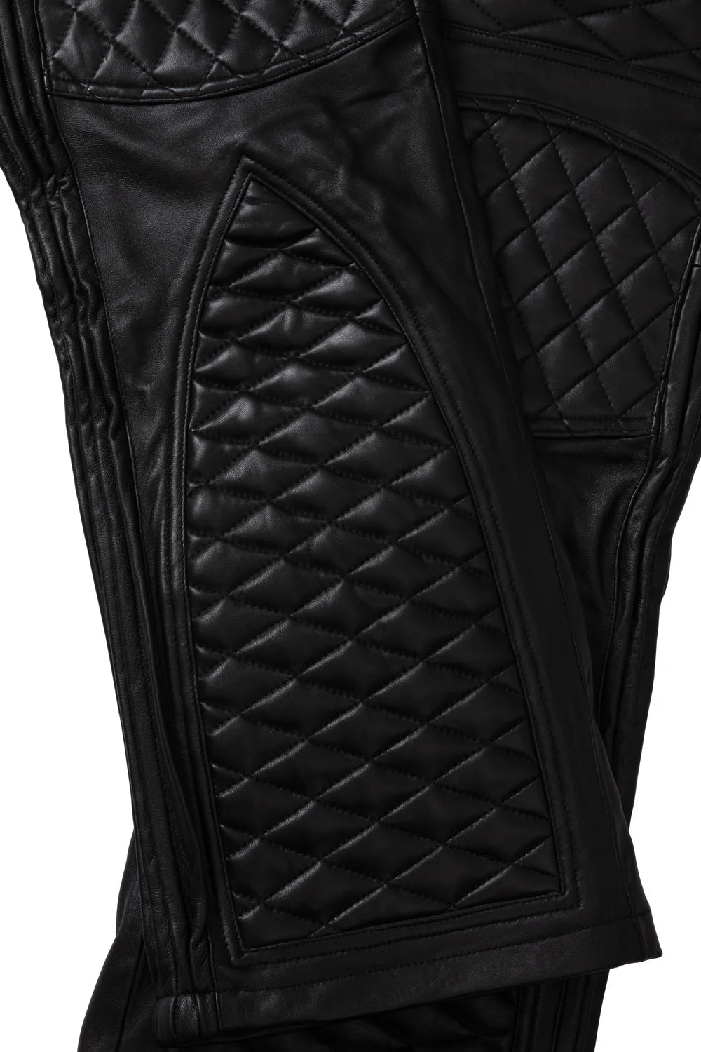 Pleated Moto Denim