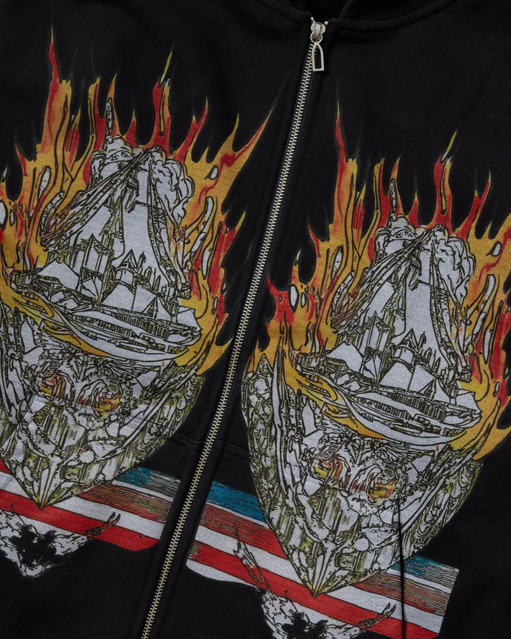 Engulfed Memories Zip Up