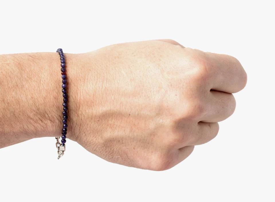 Beaded Stones Sapphire Bracelet