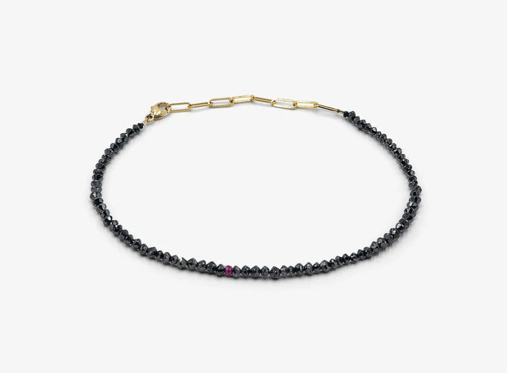 Beaded Stones Black Diamond Bracelet 313