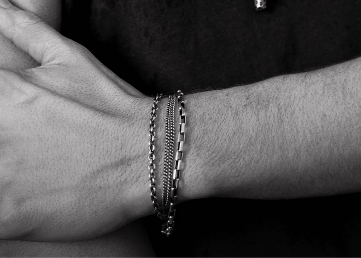 Mixed Chain Multi Wrap Bracelet 348
