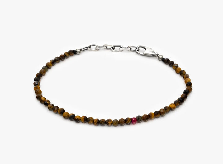Beaded Tiger Eye Bracelet