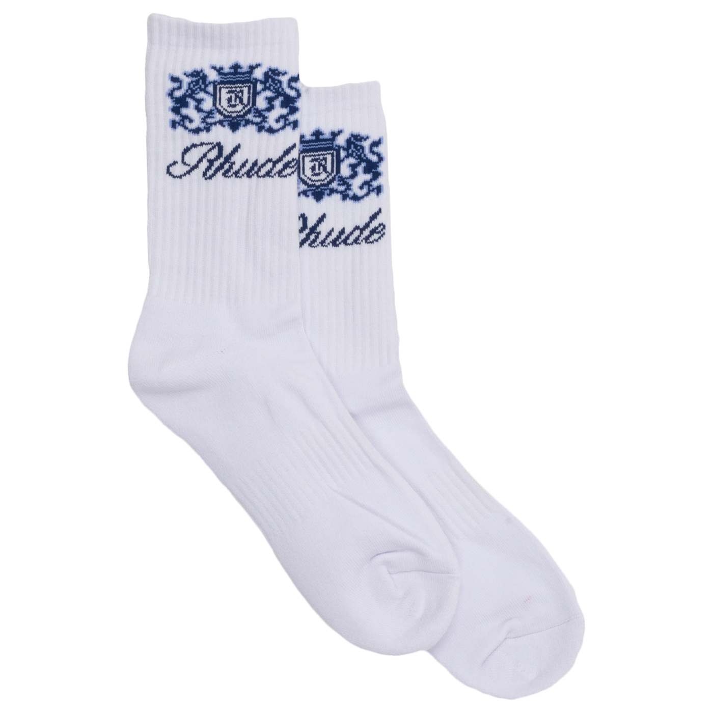 RHUDE Crest Logo Sock